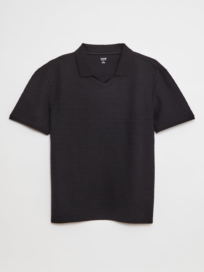 Polo van piquétricot wit - Kiabi