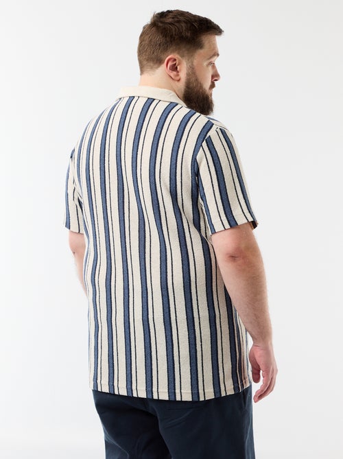 Polo van tricotstof met korte mouwen - Kiabi