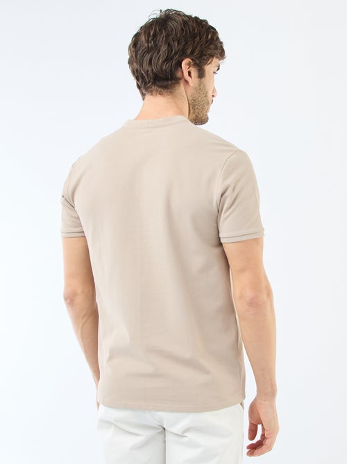 Poloshirt met mao-kraag - Kiabi