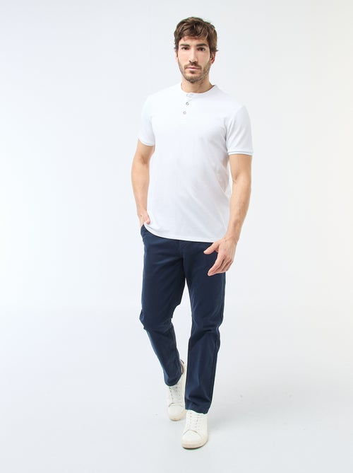 Poloshirt met mao-kraag - Kiabi