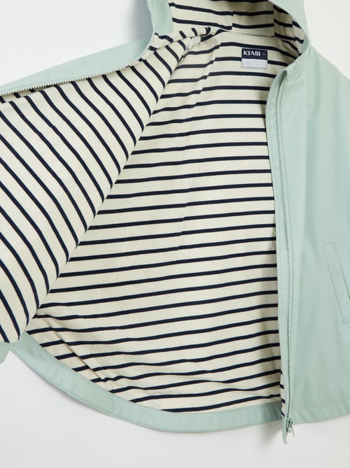 Poncho met capuchon met rubberachtige afwerking - So Easy - Kiabi