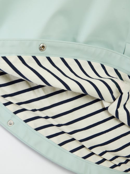 Poncho met capuchon met rubberachtige afwerking - So Easy - Kiabi