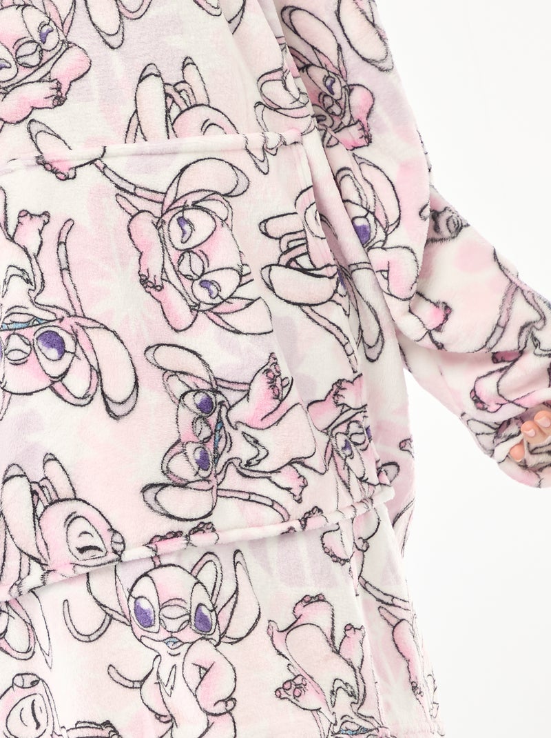 Poncho plaid voor volwassenen 'Stitch' Rose - Kiabi