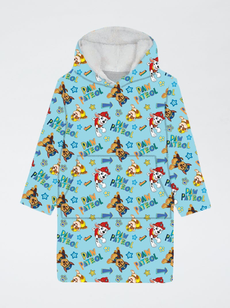 Poncho/plaid met PAW Patrol-print Blauw - Kiabi