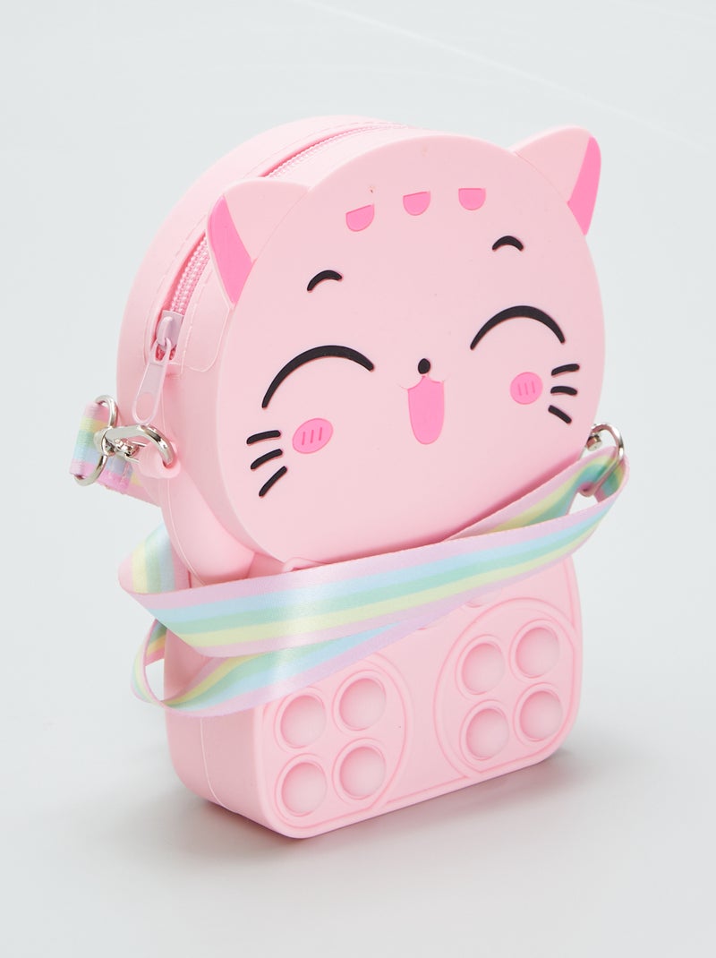 Pop-It tas in de vorm van een kawaii-katje - ROSE - Kiabi
