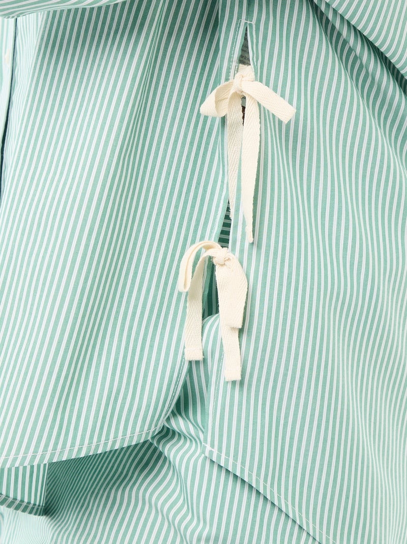 Popeline blouse Groen - Kiabi