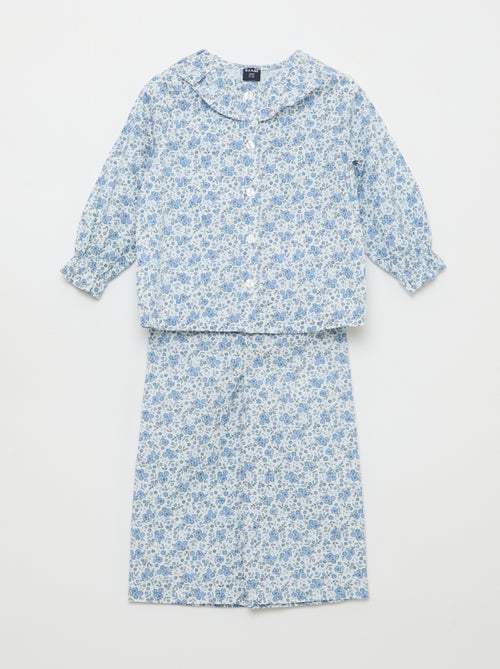 Popeline pyjama - 2-delige set - Kiabi