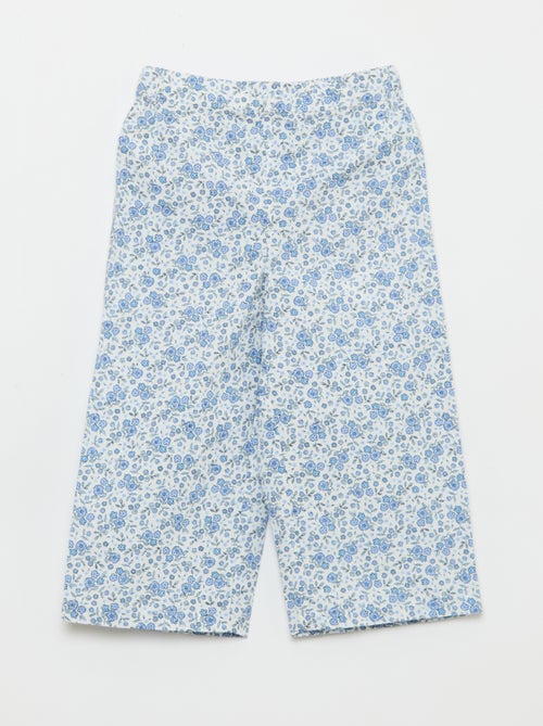 Popeline pyjama - 2-delige set - Kiabi