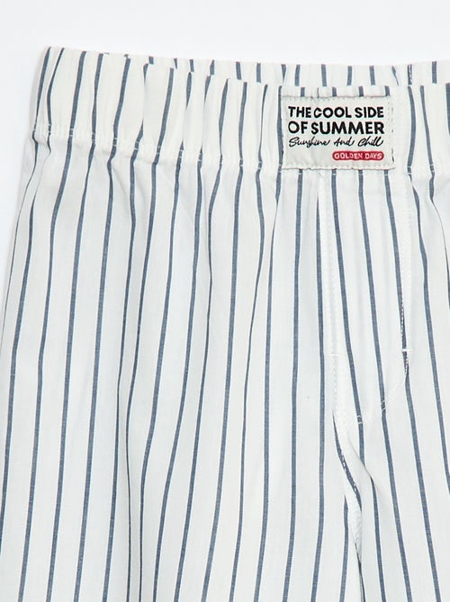 Popeline pyjamabroek - Kiabi