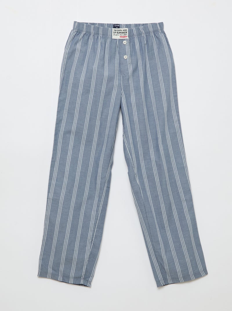 Popeline pyjamaset - 2-delig Wit - Kiabi