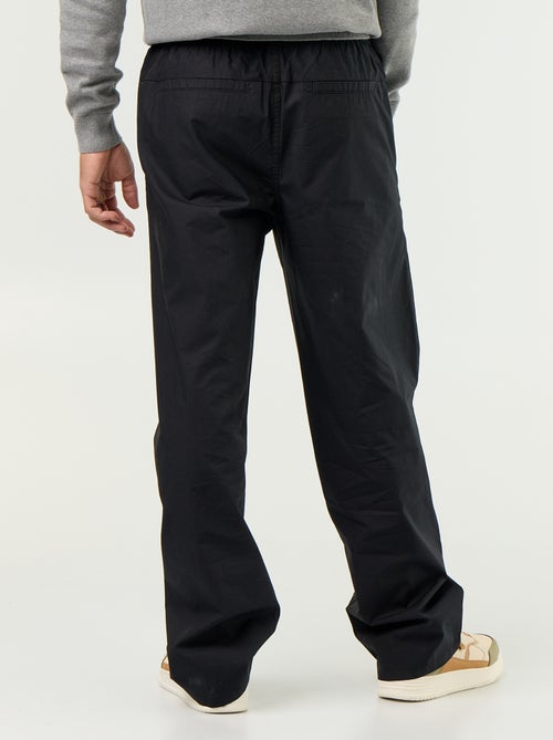 Popelinebroek met elastische taille - Kiabi