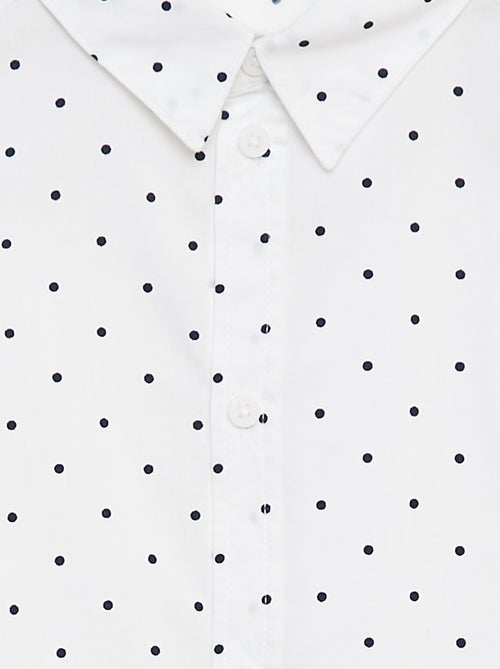 Poplin overhemd met lange mouwen - Kiabi