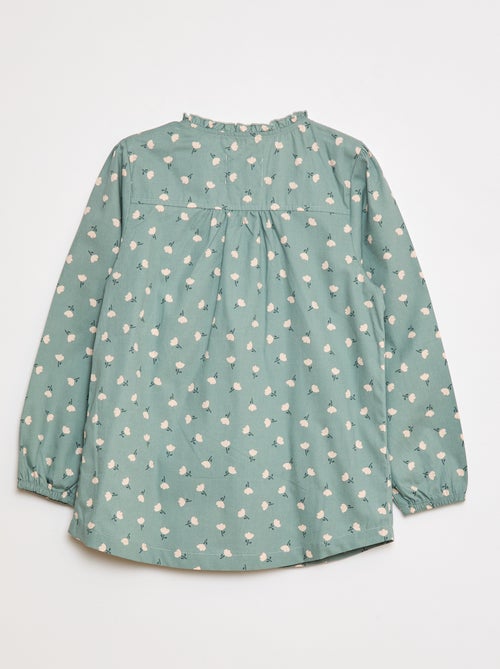 Poplin schort met lange mouwen - Kiabi Poplin schort met lange mouwen - Kiabi