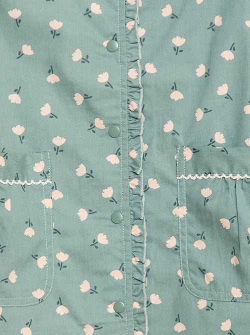 Poplin schort met lange mouwen - Kiabi Poplin schort met lange mouwen - Kiabi