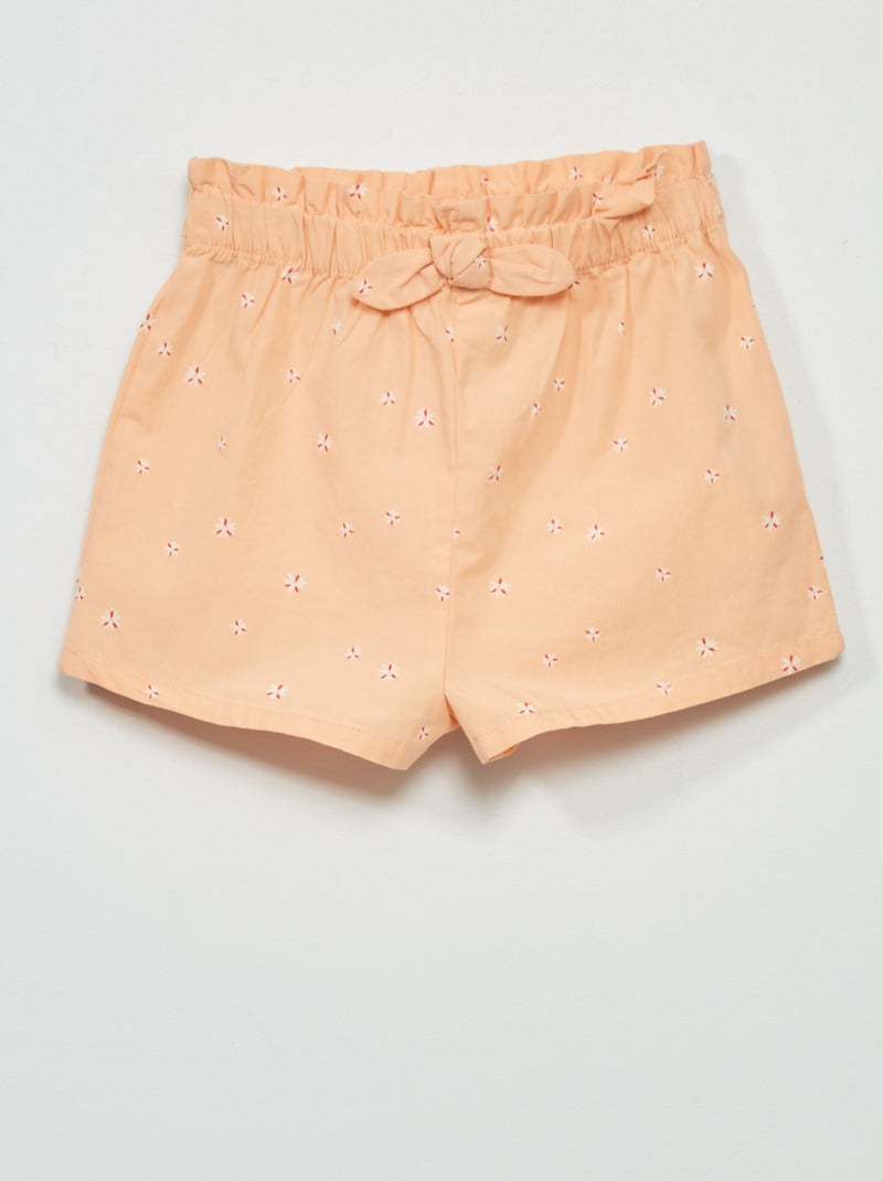 Poplin shortje met print ROSE - Kiabi