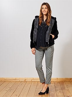 Positieblouse van kant - Kiabi