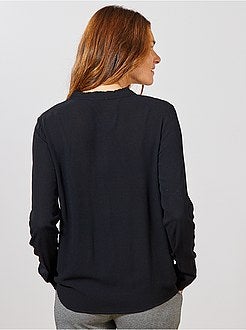 Positieblouse van kant - Kiabi