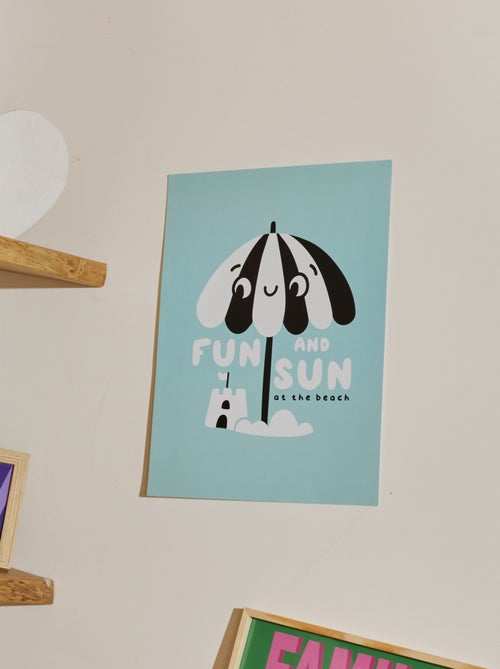 Poster met print 30 x 40 cm - Kiabi Home - Kiabi