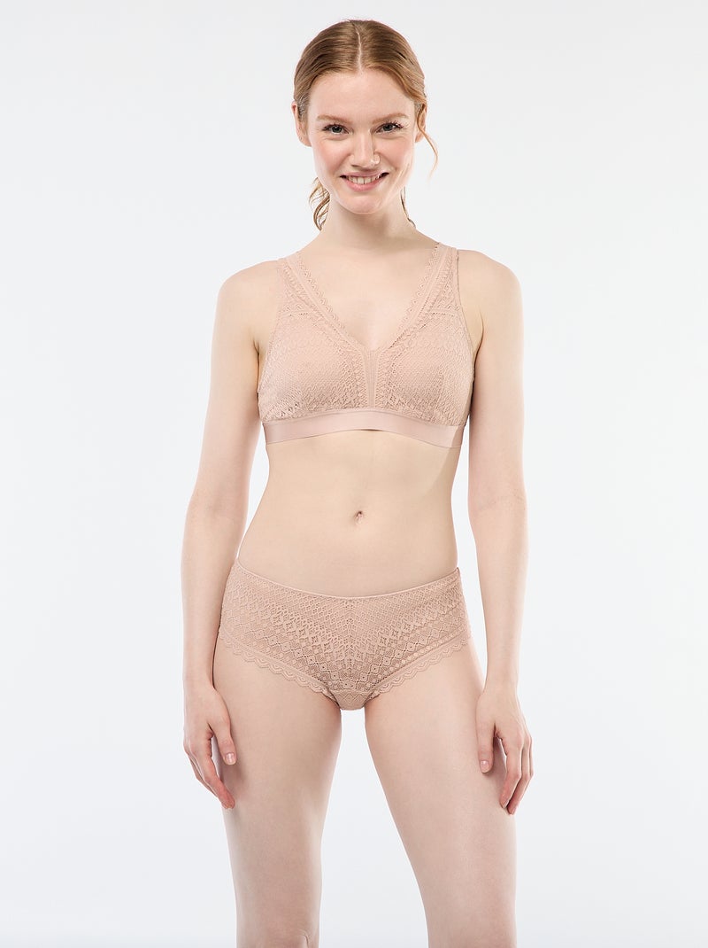 Postoperatieve behatop van kant Rose - Kiabi
