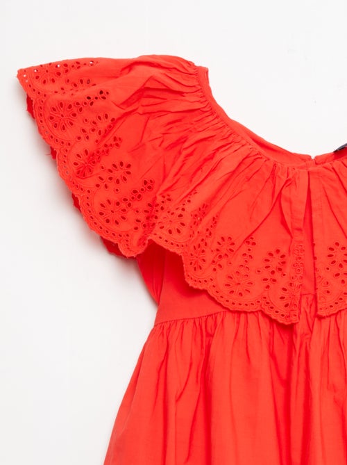 Propoline jurk met broderie anglaise details - Kiabi