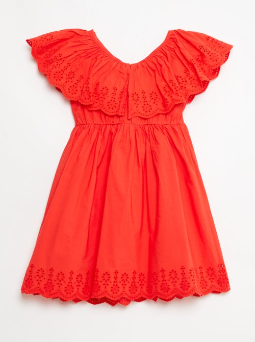 Propoline jurk met broderie anglaise details - Kiabi