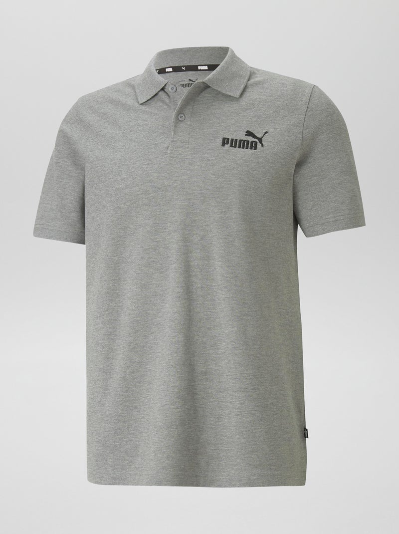 Puma - Polo van piquékatoen GRIJS - Kiabi