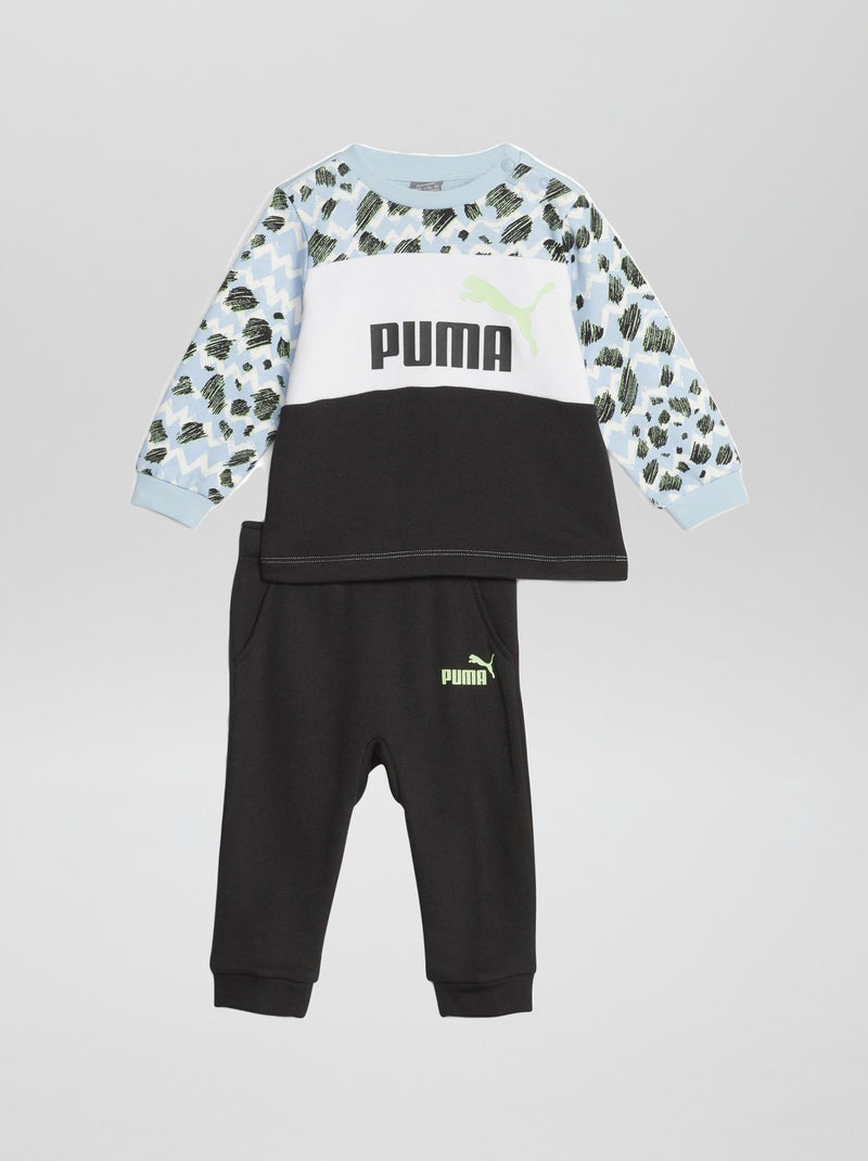 'Puma'-setje van joggingstof - Sweater + joggingbroek BLAUW - Kiabi