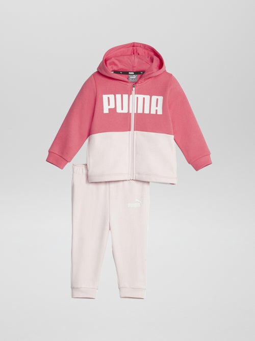 'Puma'-setje van joggingstof - Sweater met rits + joggingbroek - Kiabi