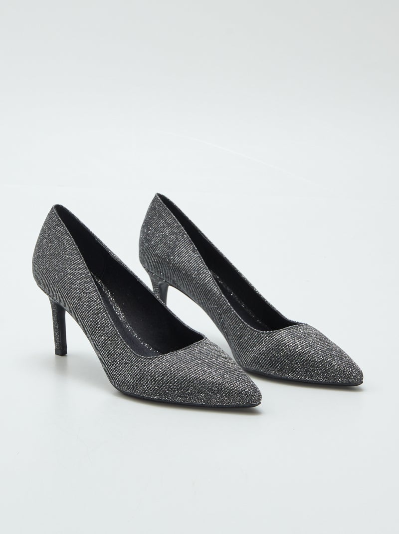 Pumps met pailletten WIT - Kiabi