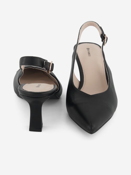 Pumps met puntneus van imitatieleer - Kiabi