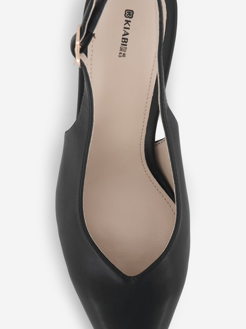 Pumps met puntneus van imitatieleer - Kiabi