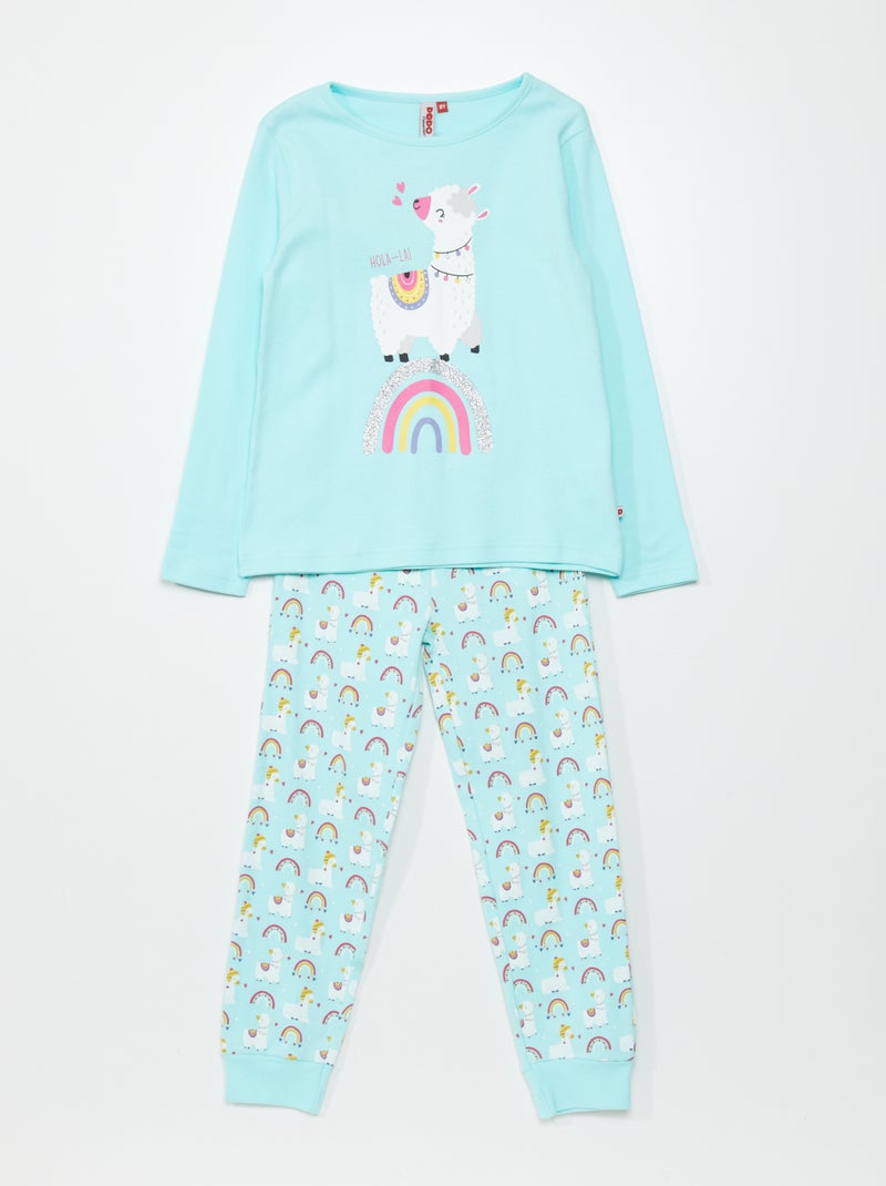 Pyjama - 2-delig BLAUW - Kiabi