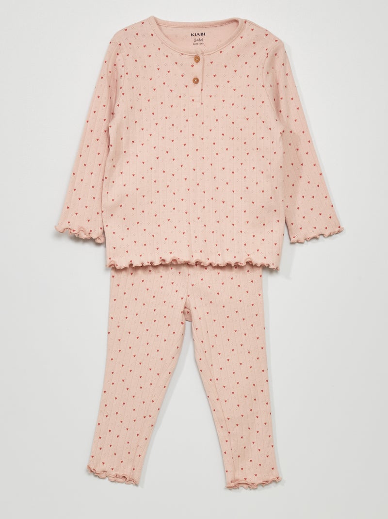 Pyjama - 2-delig ROSE - Kiabi
