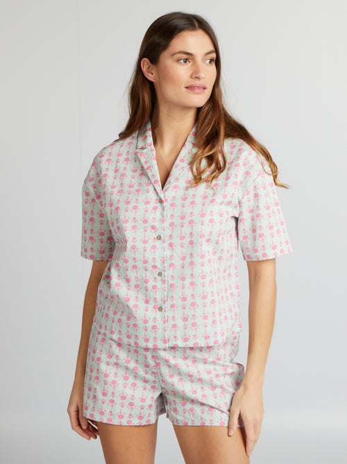 Pyjama - Hemd + short - Kiabi