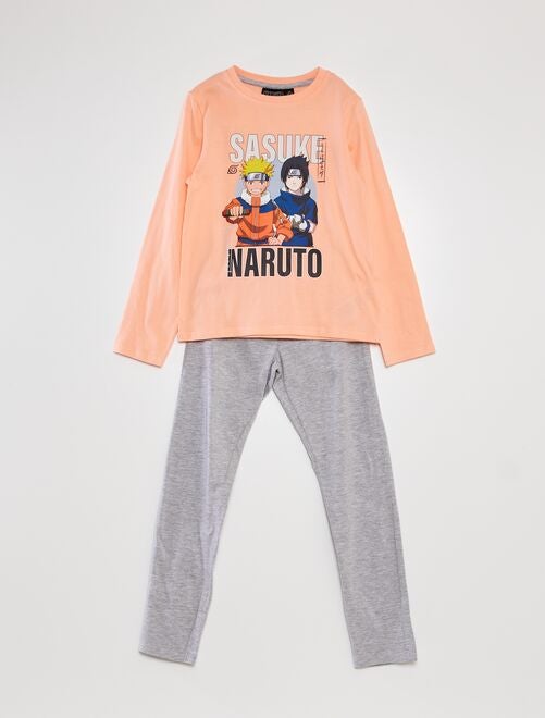 Pyjama - T-shirt + broek 'Naruto' - 2-delig - Kiabi