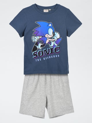 Pyjama - T-shirt + short 'Sonic' 'SEGA' - 2-delig