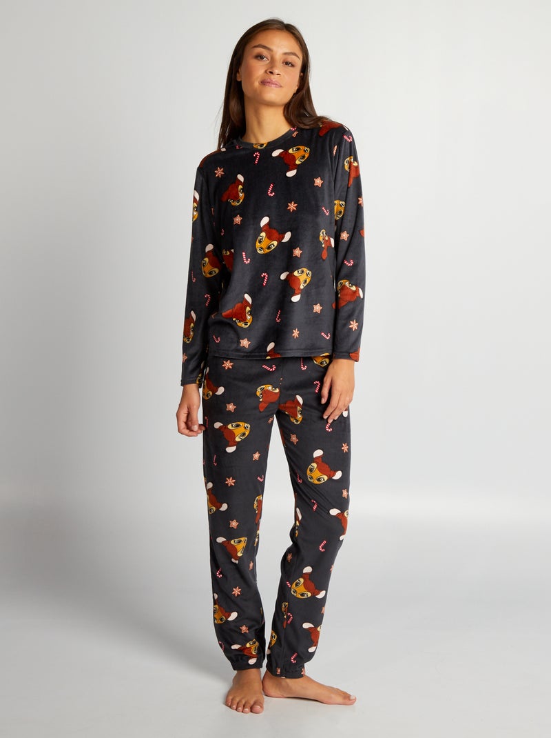 Pyjama 'Bambi' - 2-delig GRIJS - Kiabi