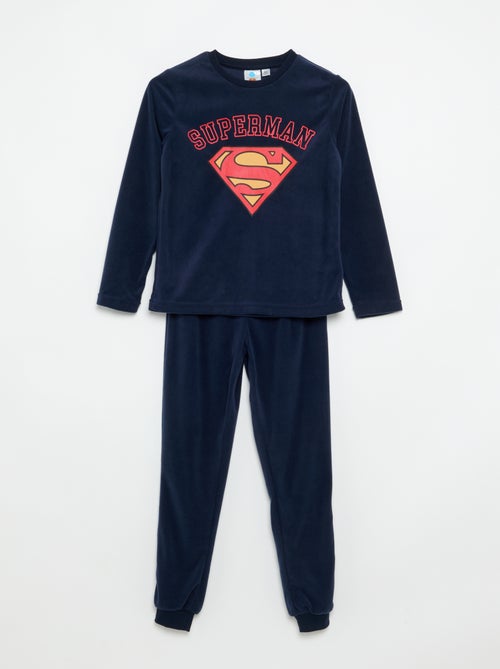 Pyjama 'DC Comics' 2-delig - T-shirt met lange mouwen + broek - Kiabi
