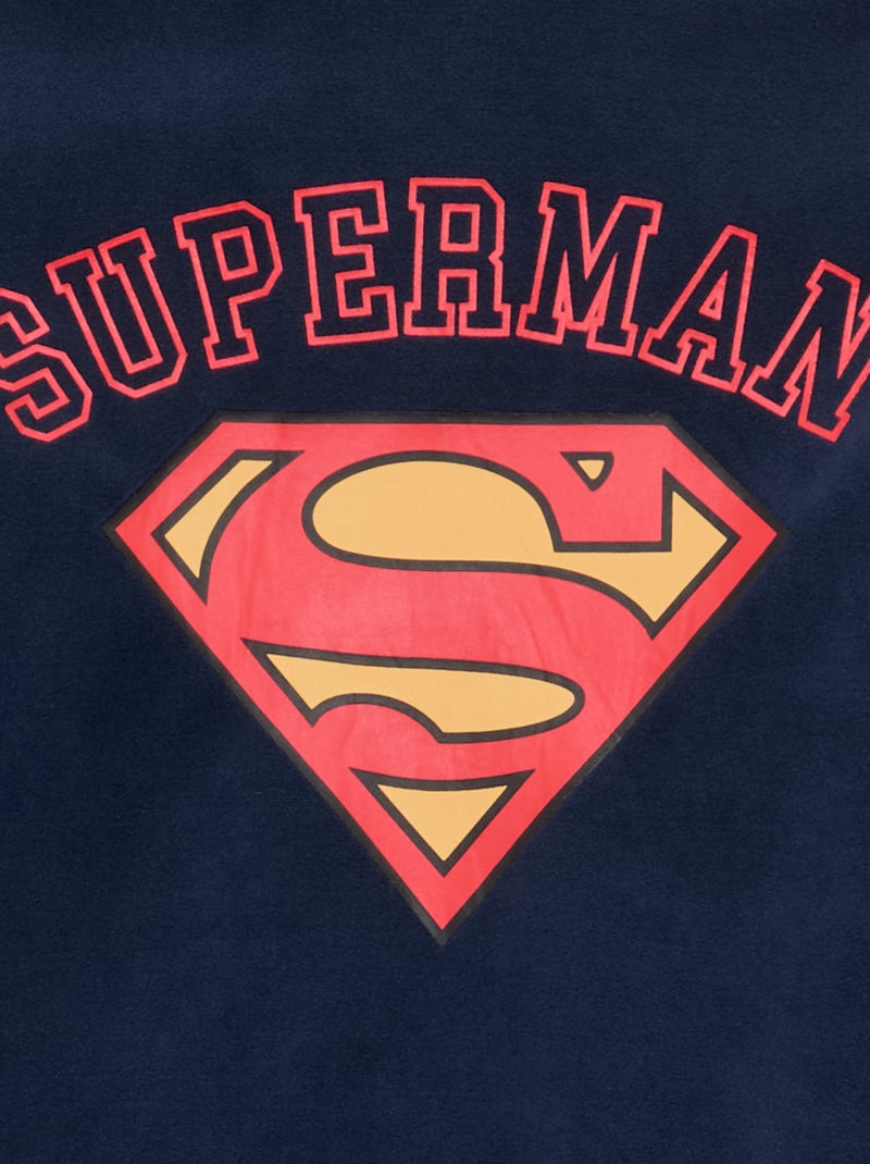 Pyjama 'DC Comics' 2-delig - T-shirt met lange mouwen + broek Blauw - Kiabi