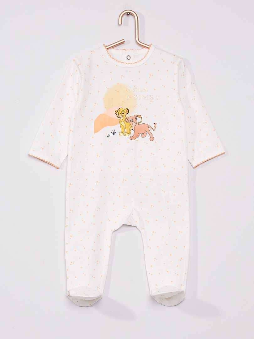 Pyjama 'De Leeuwenkoning' van 'Disney' WIT - Kiabi