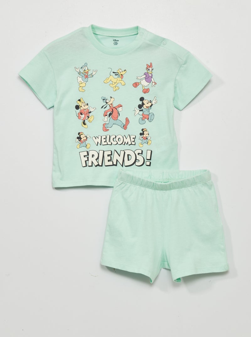 Pyjama 'Disney' - 2-delig GROEN - Kiabi