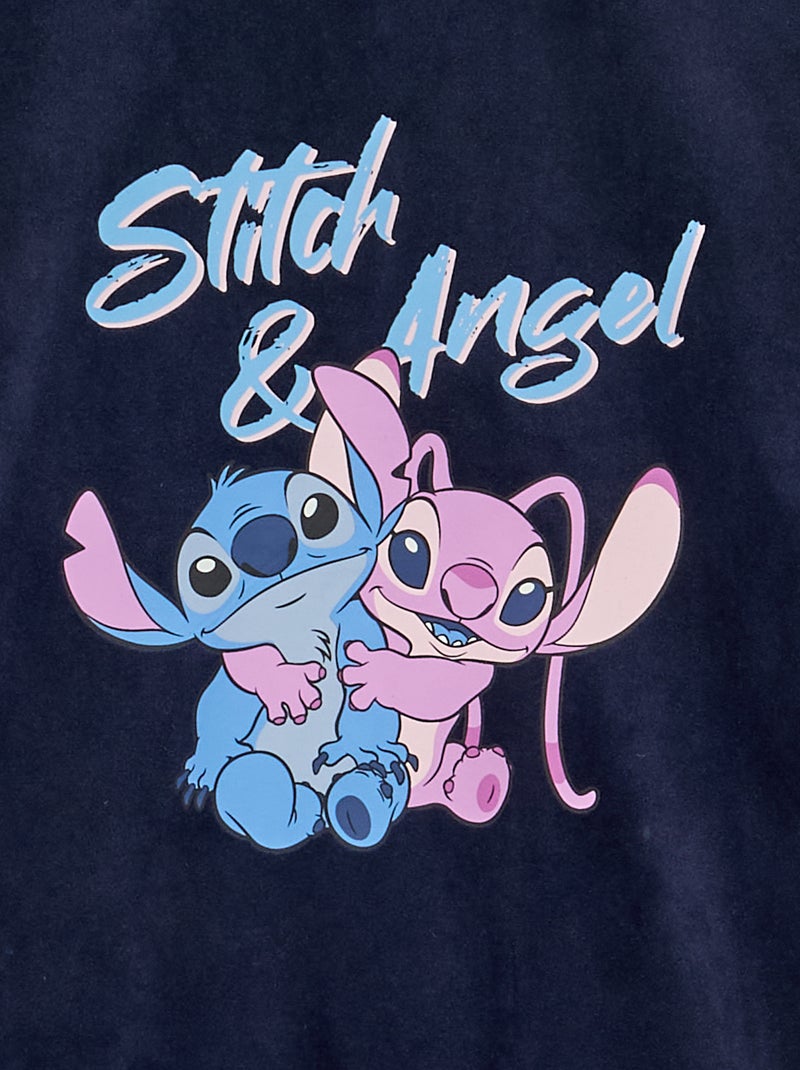 Pyjama 'Disney' 2-delig - Sweatshirt en broek Blauw - Kiabi