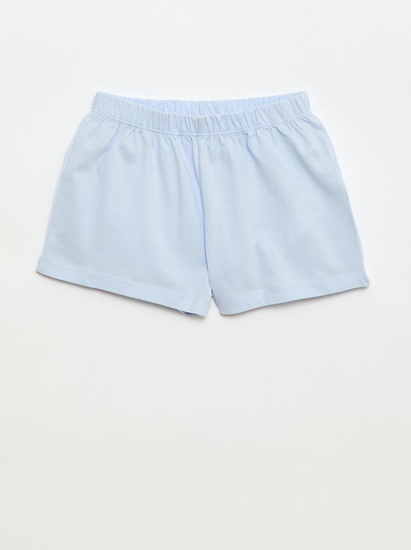 Pyjama 'Disney' 2-delig short en T-shirt Wit - Kiabi