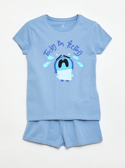 Pyjama 'Disney' 2-delig short + T-shirt - Kiabi