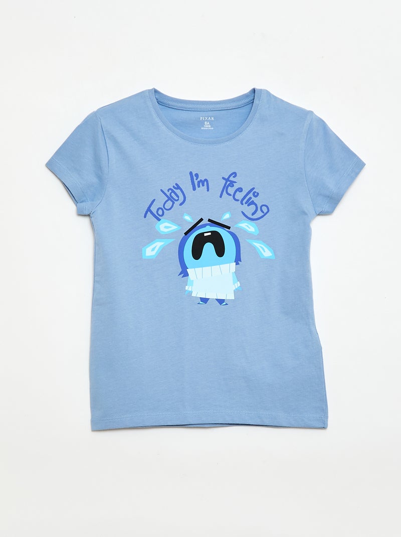 Pyjama 'Disney' 2-delig short + T-shirt Blauw - Kiabi