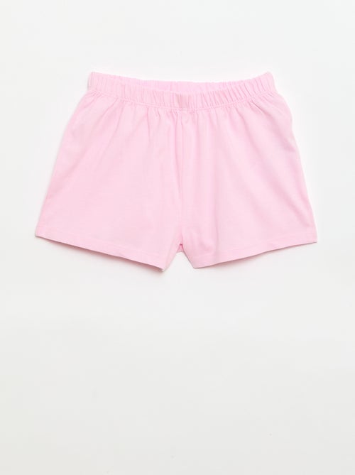 Pyjama 'Disney' 2-delig short + T-shirt - Kiabi