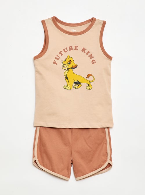 Pyjama 'Disney' 'De Leeuwenkoning' T-shirt + short - 2-delig - Kiabi
