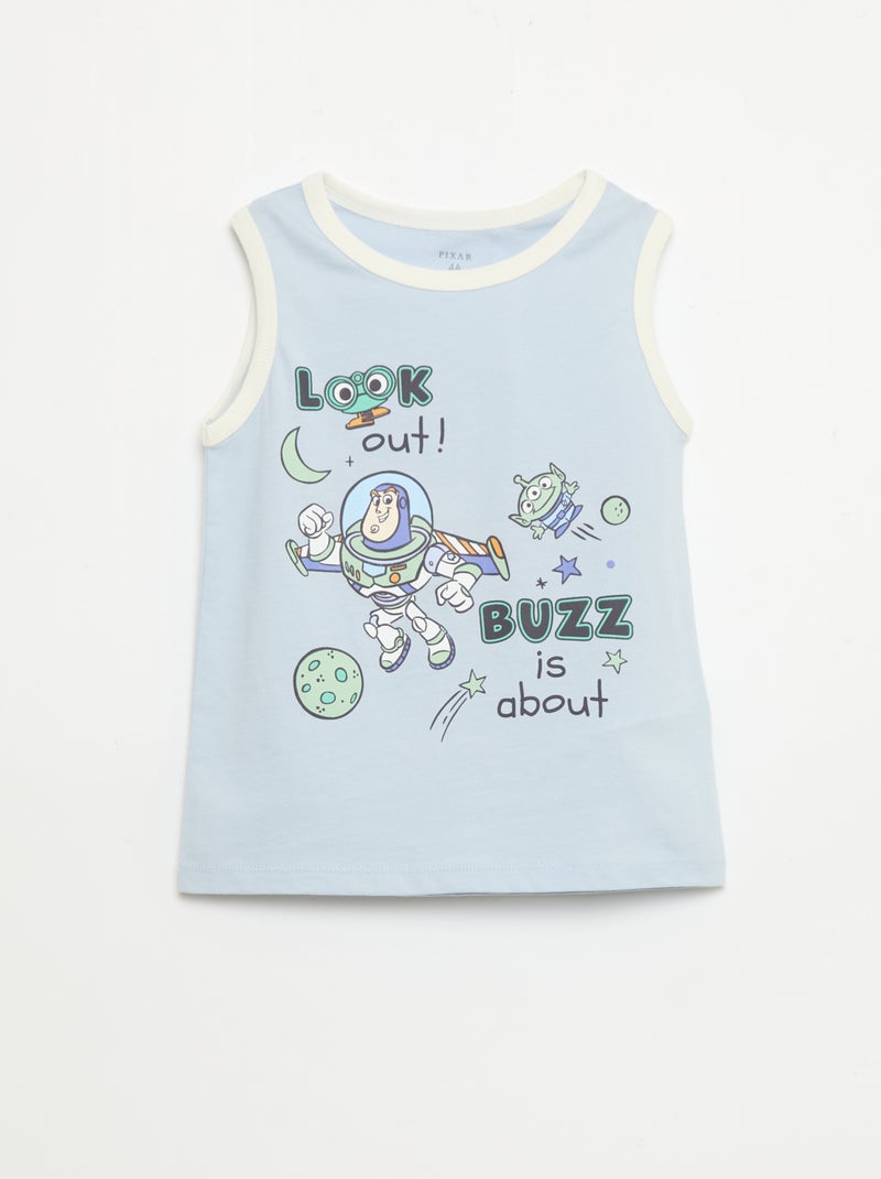 Pyjama 'Disney' 'De Leeuwenkoning' T-shirt + short - 2-delig Blauw - Kiabi