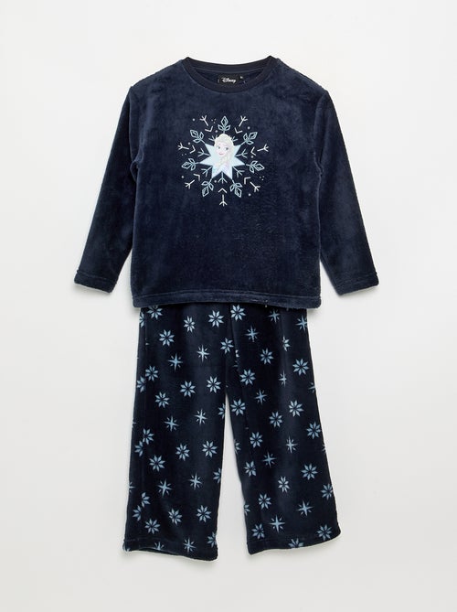 Pyjama 'Disney' 'Frozen' 2-delig - T-shirt met lange mouwen + lange broek - Kiabi
