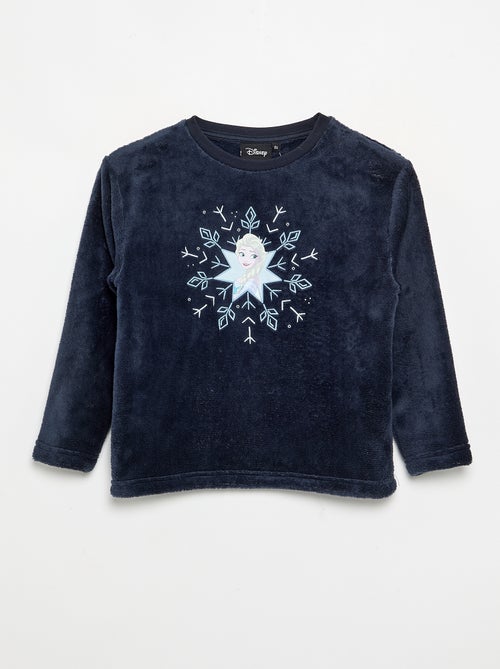 Pyjama 'Disney' 'Frozen' 2-delig - T-shirt met lange mouwen + lange broek - Kiabi